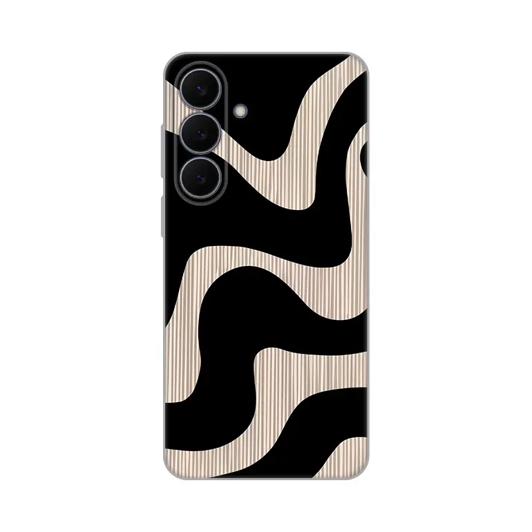 Torbica Silikonska Print Skin za Samsung S731B Galaxy S25 Fe Black Flow