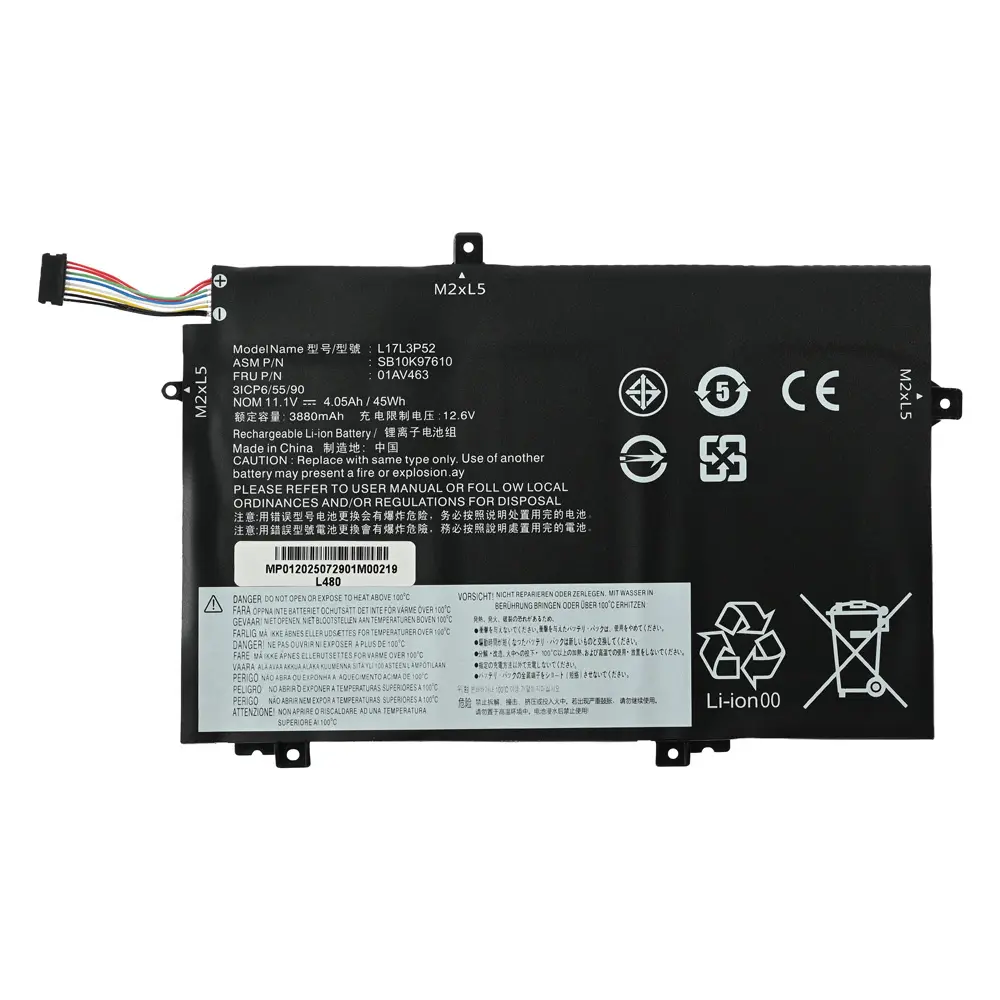 Baterija za Laptop Lenovo L480 Hq2200 B