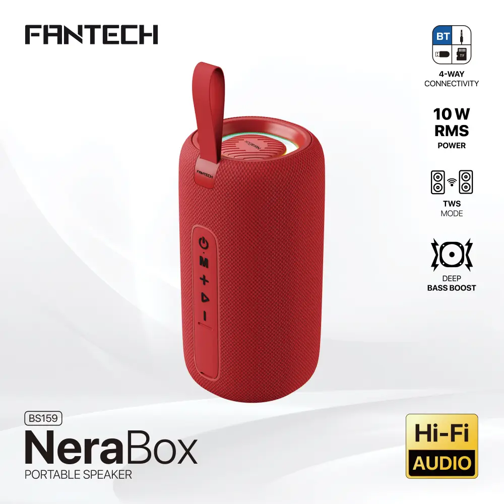 Bluetooth Zvucnik Fantech BS159 Nerabox Crveni