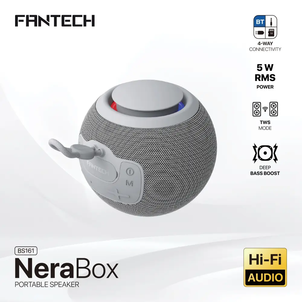 Bluetooth Zvucnik Fantech BS161 Nerabox Sivi