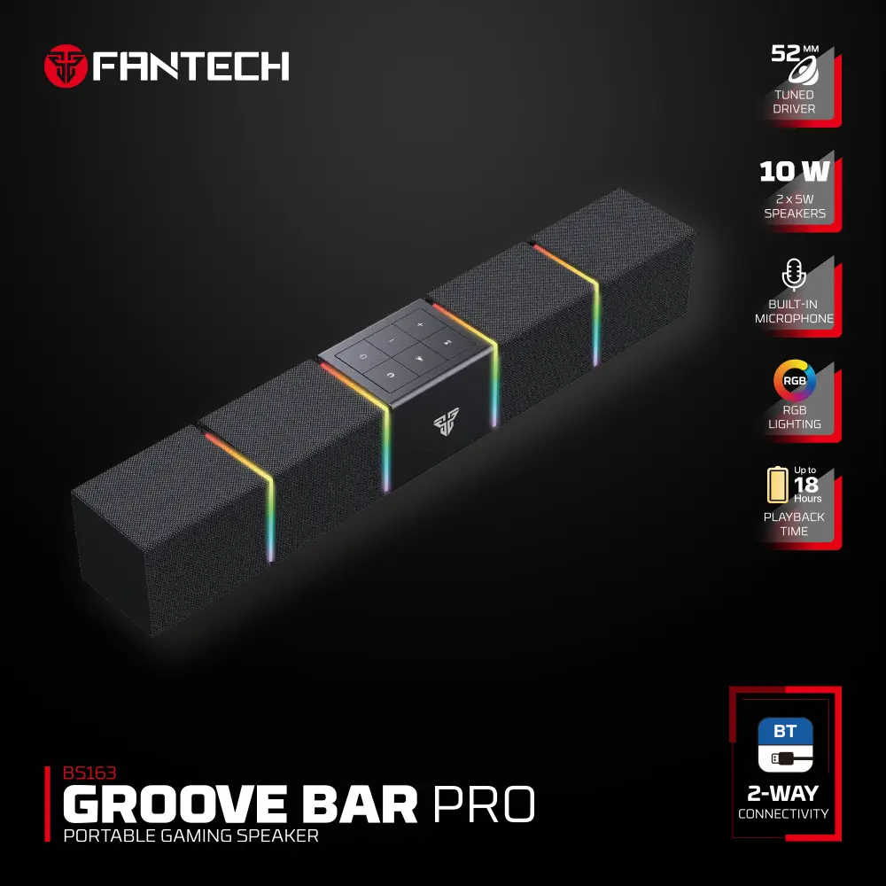 Bluetooth Zvucnik Fantech Groove BAR PRO BS 163 Crni