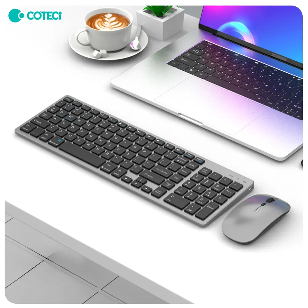 Combo Mis i Tastatura Coteci 102 Siva