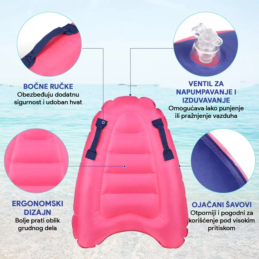 Daska JWD Surfboard 80X60 za Plivanje Plava