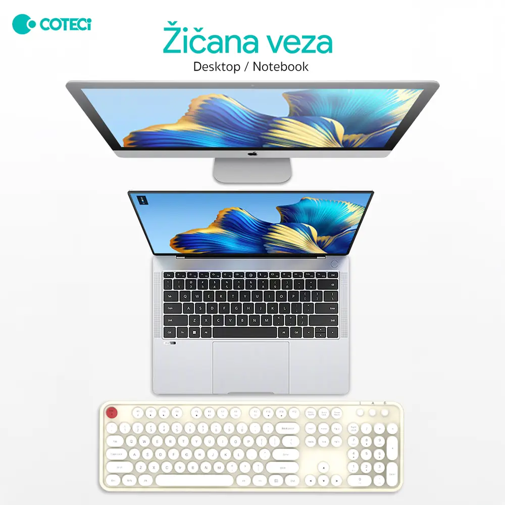 Tastatura Coteci 104 Bez