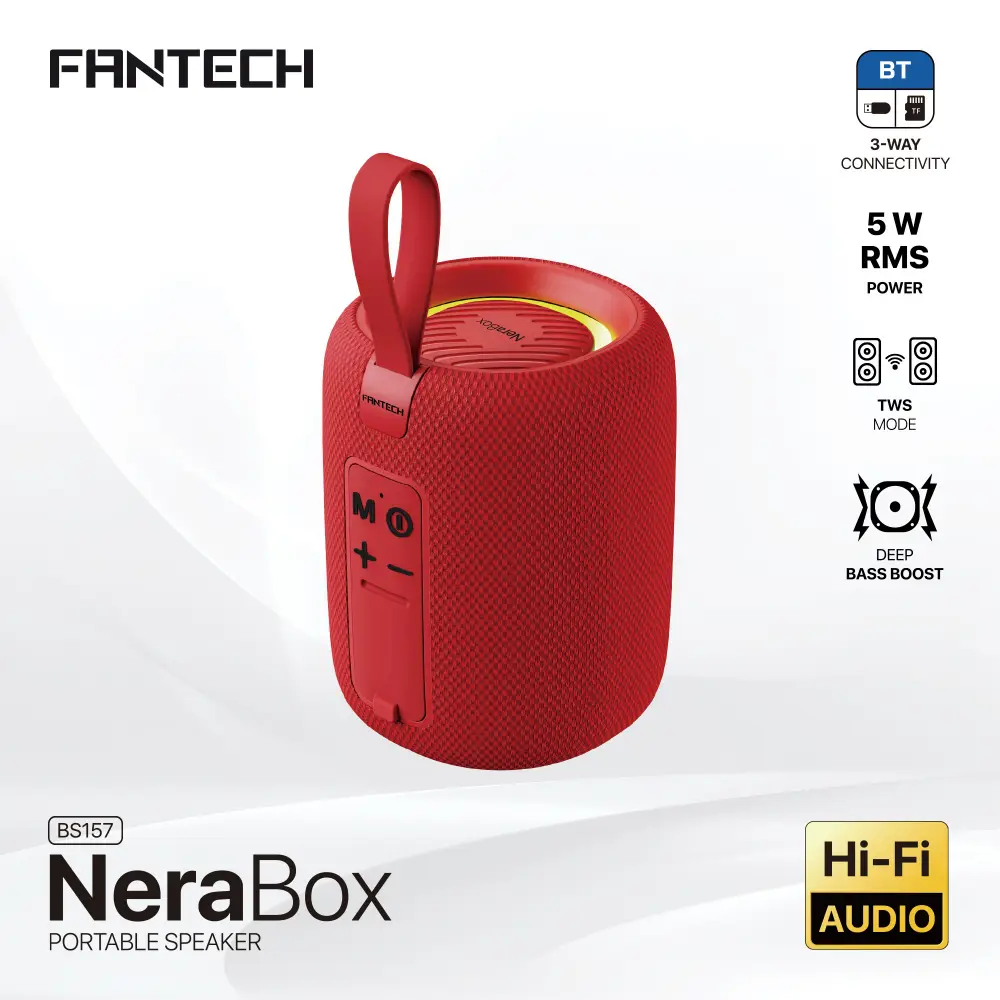 Bluetooth Zvucnik Fantech BS157 Nerabox Crveni