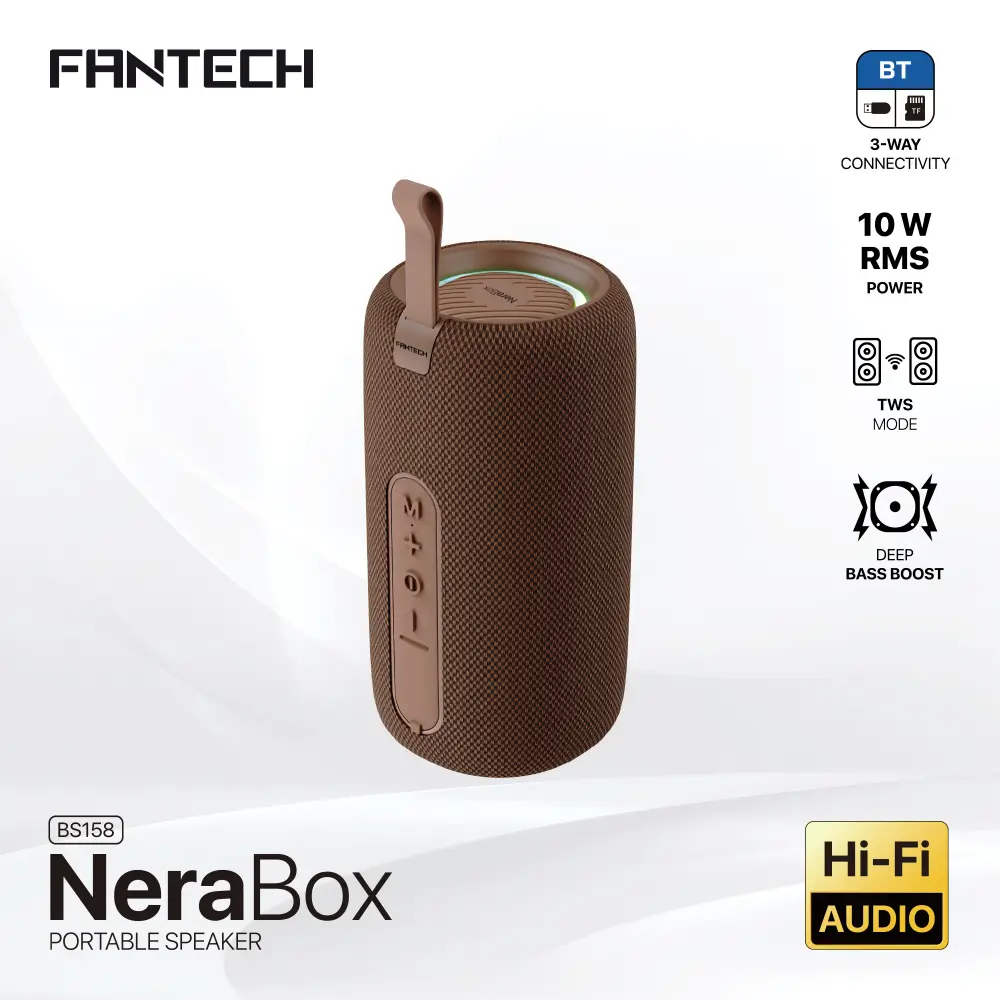 Bluetooth Zvucnik Fantech BS158 Nerabox Braon