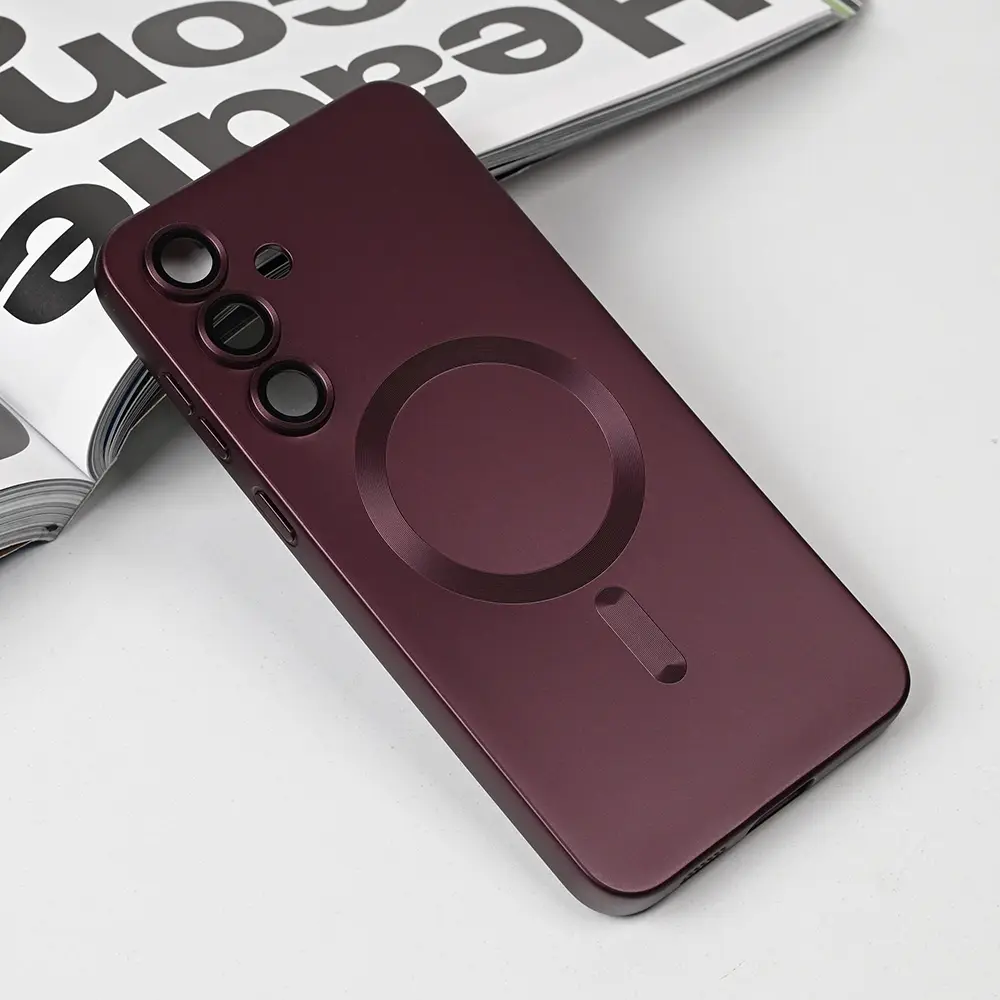 Torbica Magsafe Chrome za Samsung S731B Galaxy S25 FE Bordo