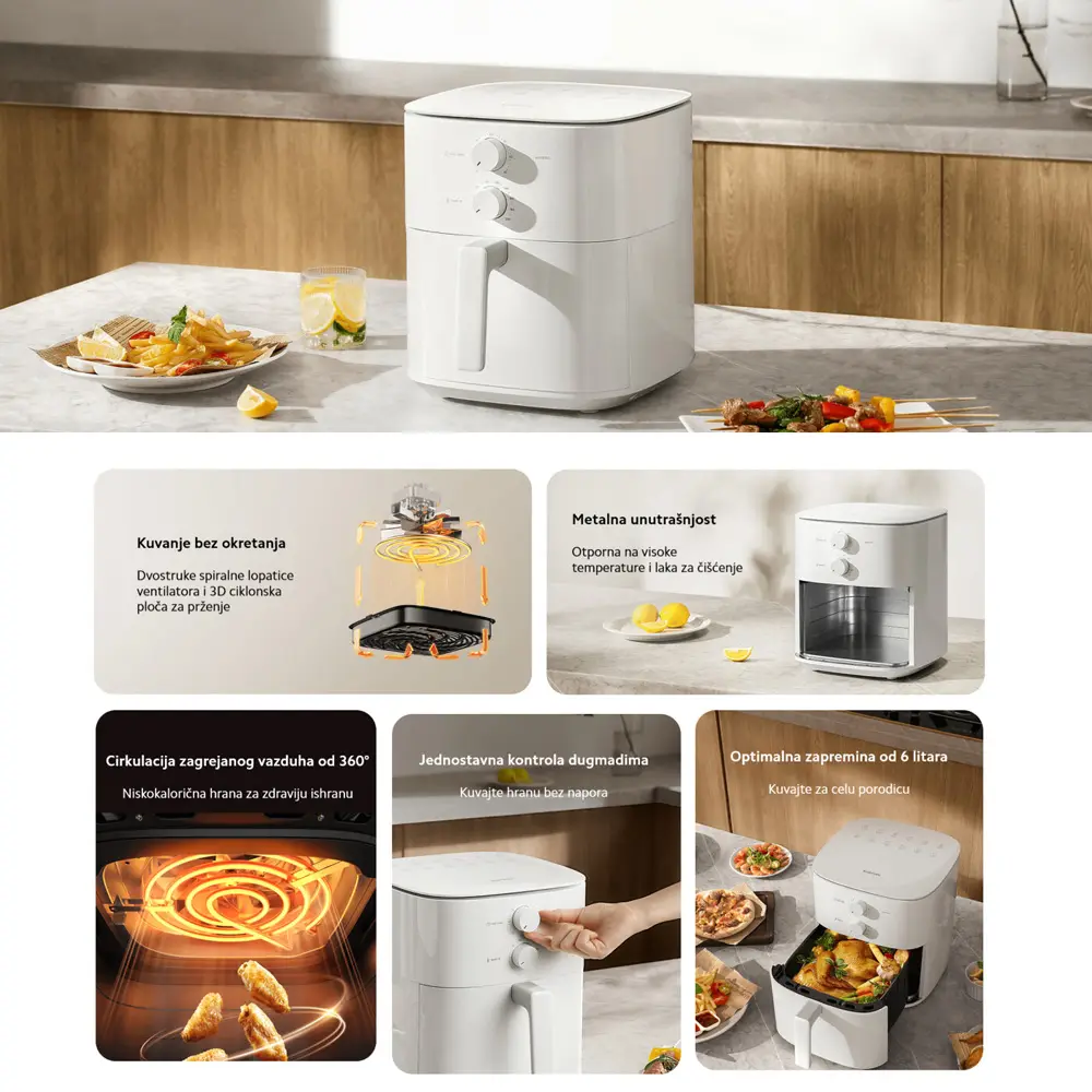 Xiaomi Smart Air Fryer Essential 6L Beli