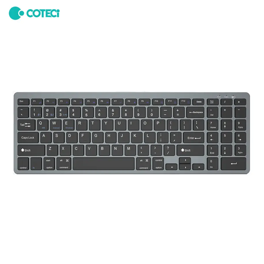 Tastatura Coteci 84007 Siva