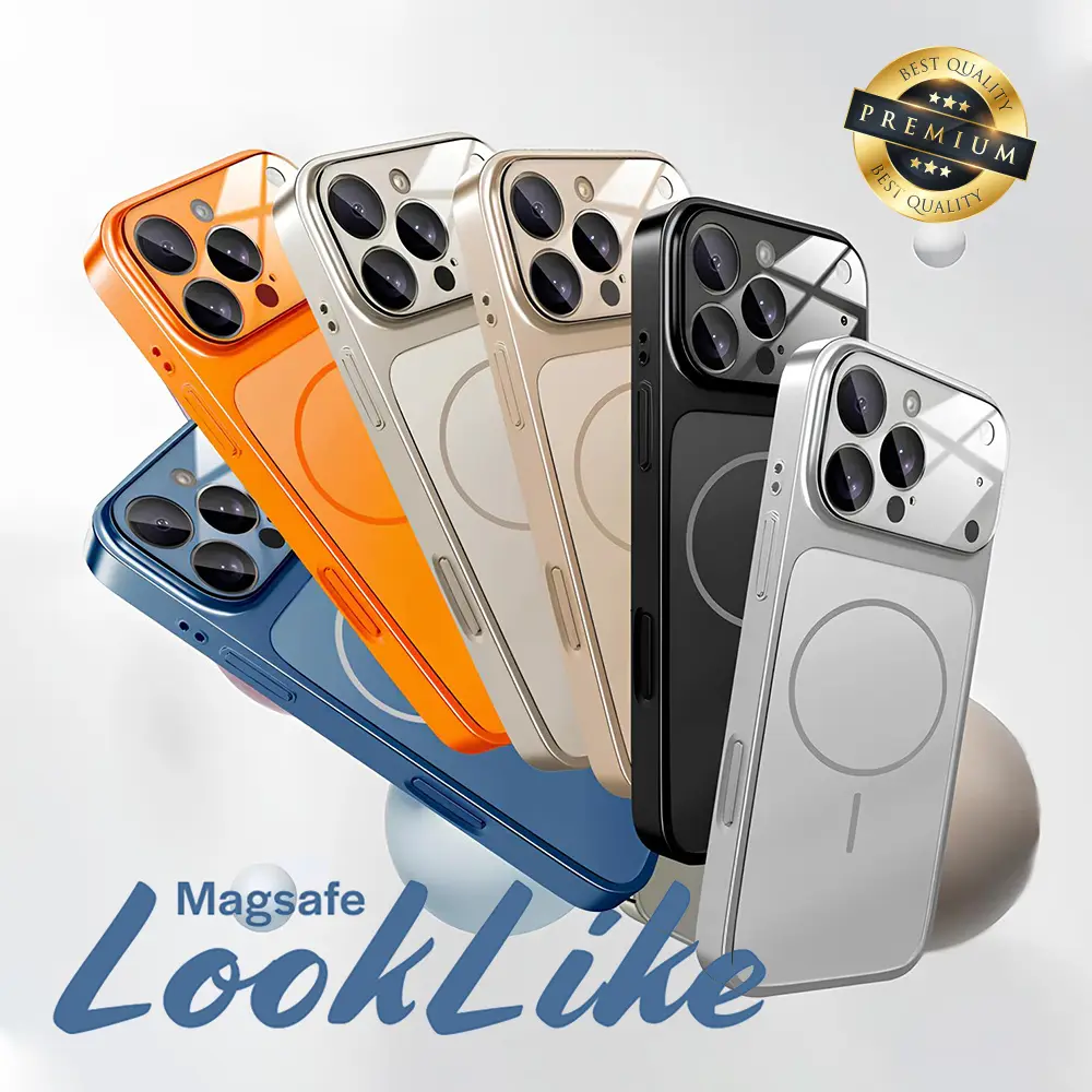 Torbica Magsafe Looklike za Iphone 17 Pro Max 6.9 Siva
