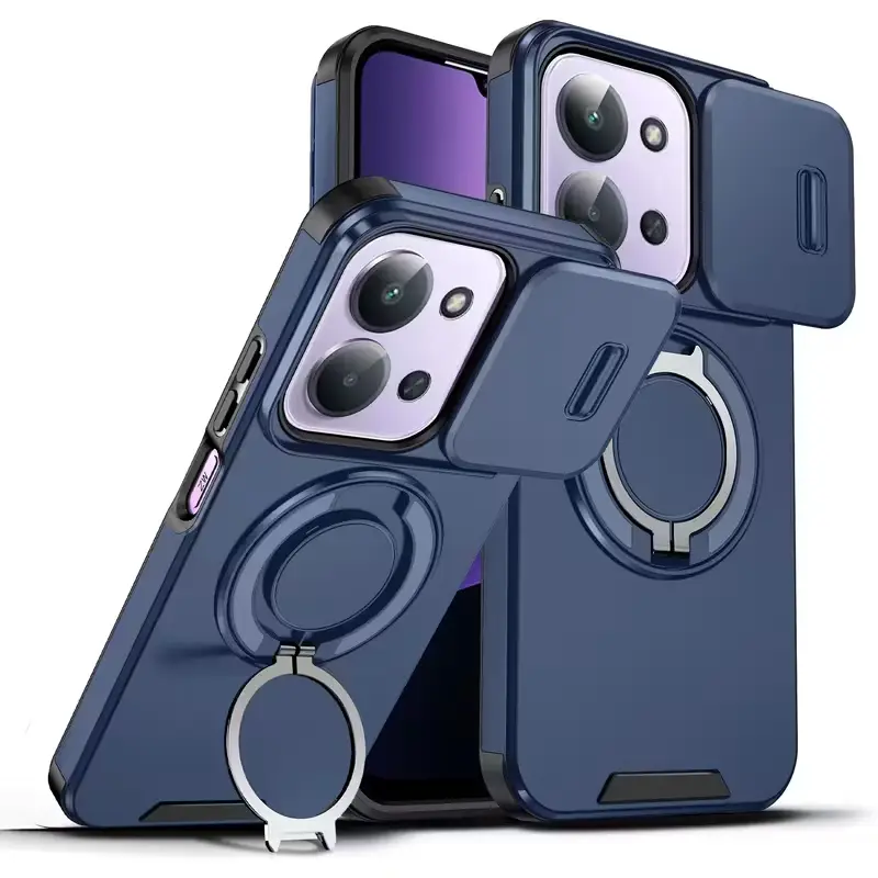 Torbica Camshield Ring Stand za Xiaomi Redmi 15C 4G EU 173MM Plava