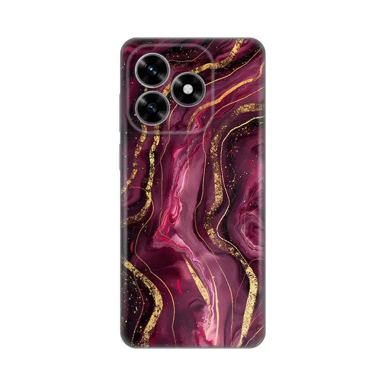 Torbica Silikonska Print za Honor X5C Plus Burgundy