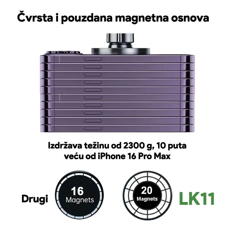 Drzac za Mobilni Telefon LK11 Gym Series Crni