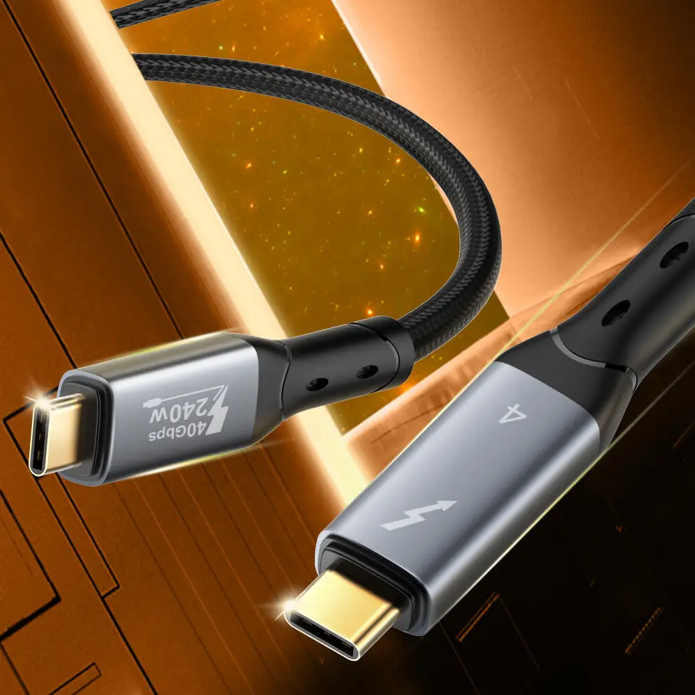 Data Kabl Ldnio Tc11c, USB 4.0, Pd3.1, 240w, 40gbps, 8K 60HZ PD na Type C Crni 1M
