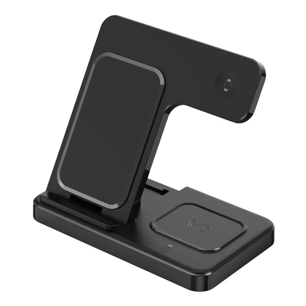 Desktop Drzac za Mobilni Telefon Z5G 3U1 (wireless Punjac za Mobilni Telefon, Slusalice i Apple Smart Watch)