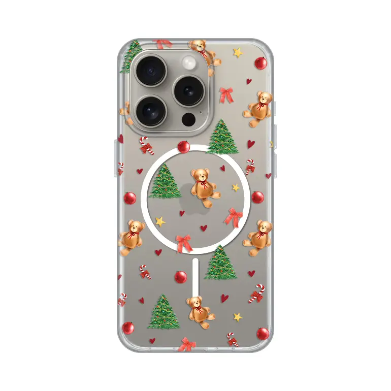 Torbica Print Magsafe za Iphone 15 Pro 6.1 Merry Bear