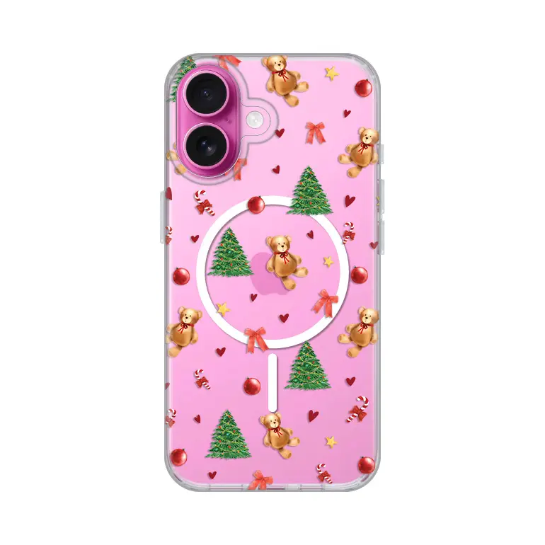 Torbica Print Magsafe za Iphone 16 6.1 Merry Bear