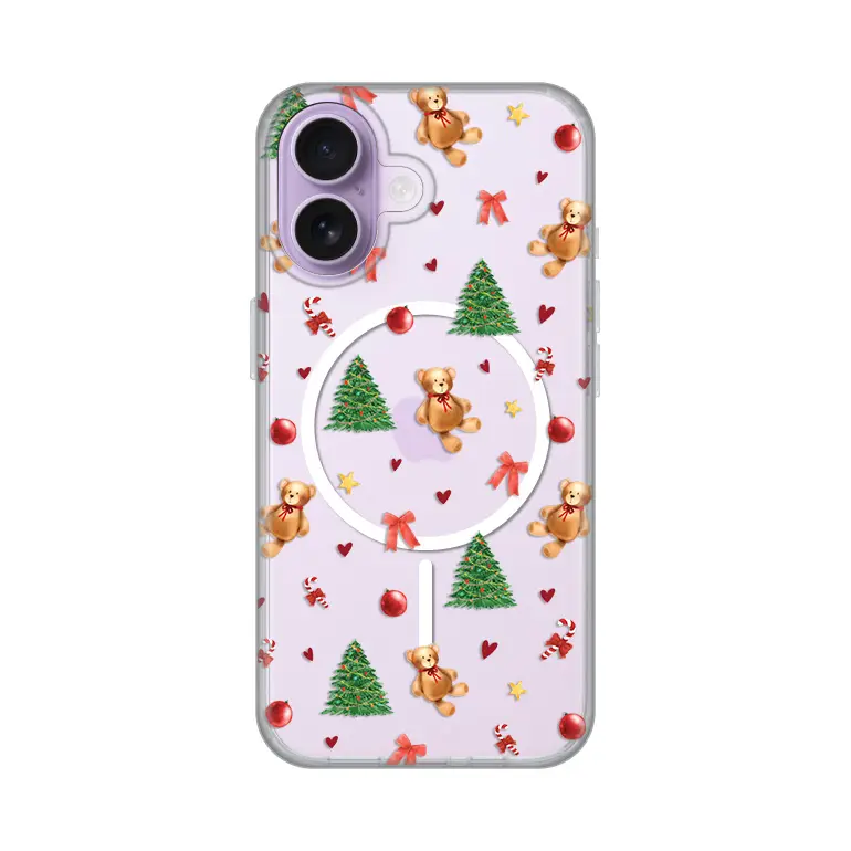 Torbica Print Magsafe za Iphone 17 6.3 Merry Bear