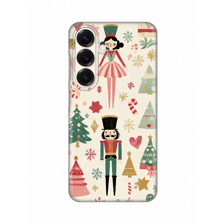 Torbica Silikonska Print za Samsung S931B Galaxy S25 Vintage Christmas