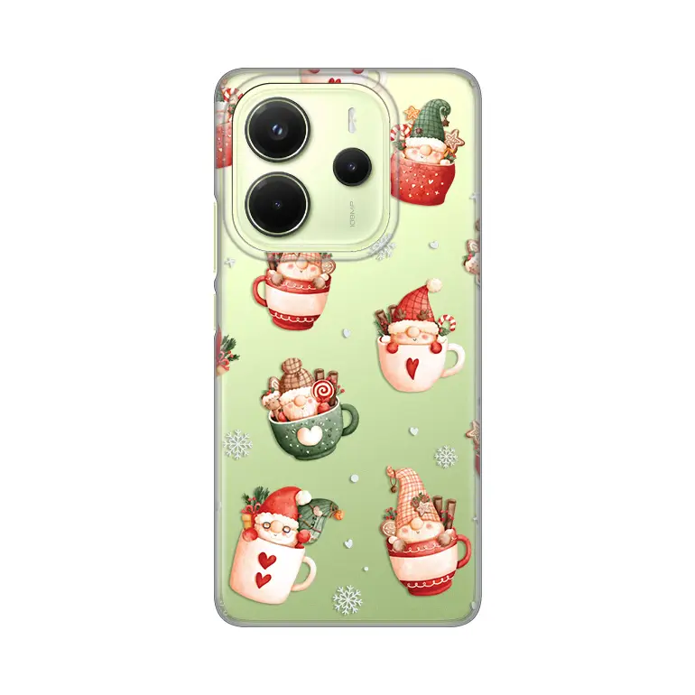 Torbica Silikonska Print za Xiaomi Redmi Note 14 4G (srb) Ho Ho Ho