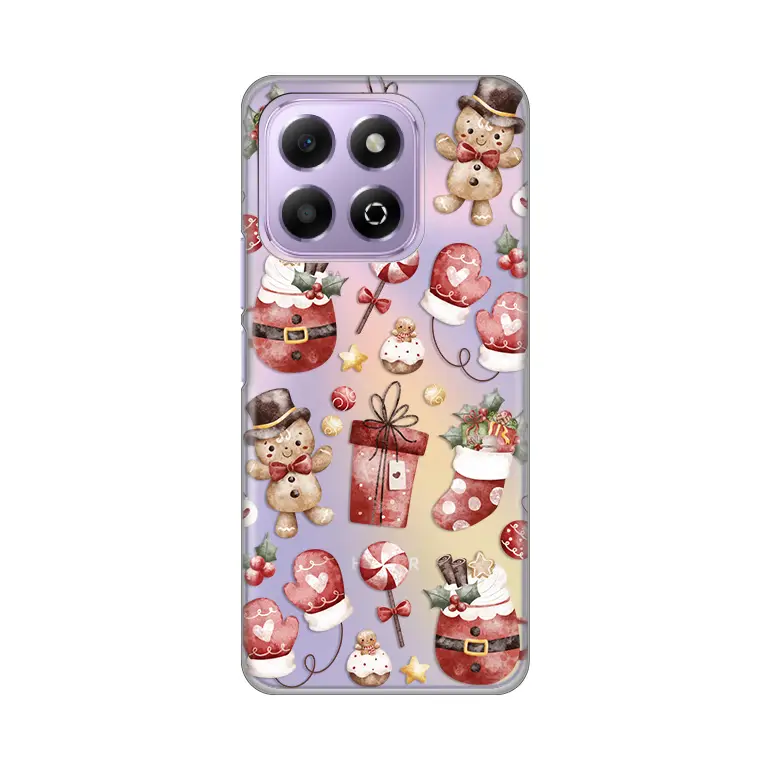 Torbica Silikonska Print Skin za Honor X6B Cozy Christmas