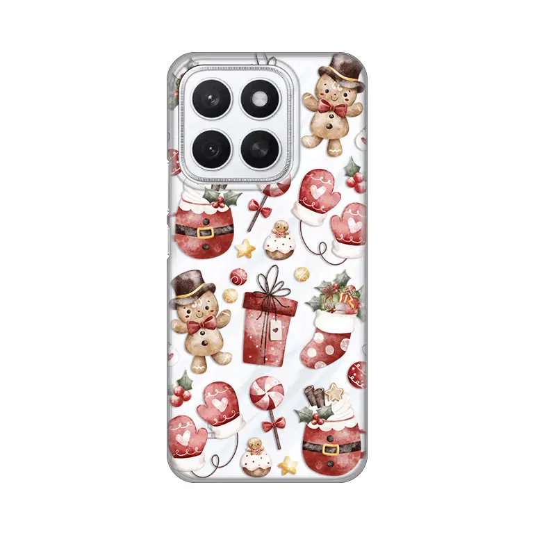 Torbica Silikonska Print Skin za Honor X8C Cozy Christmas