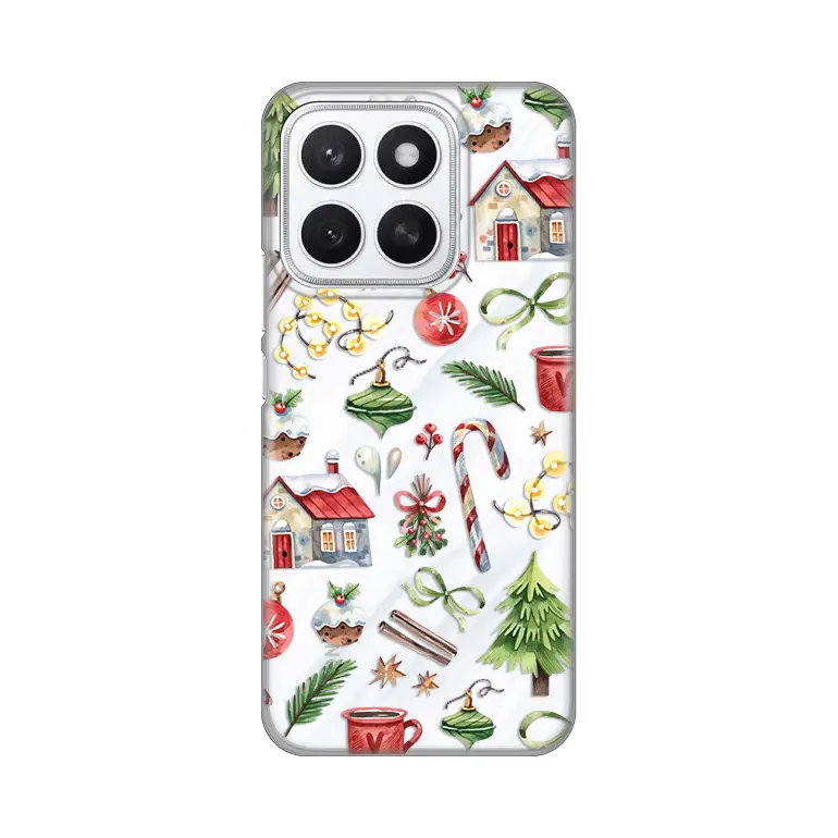 Torbica Silikonska Print Skin za Honor X8C Winter Spirit