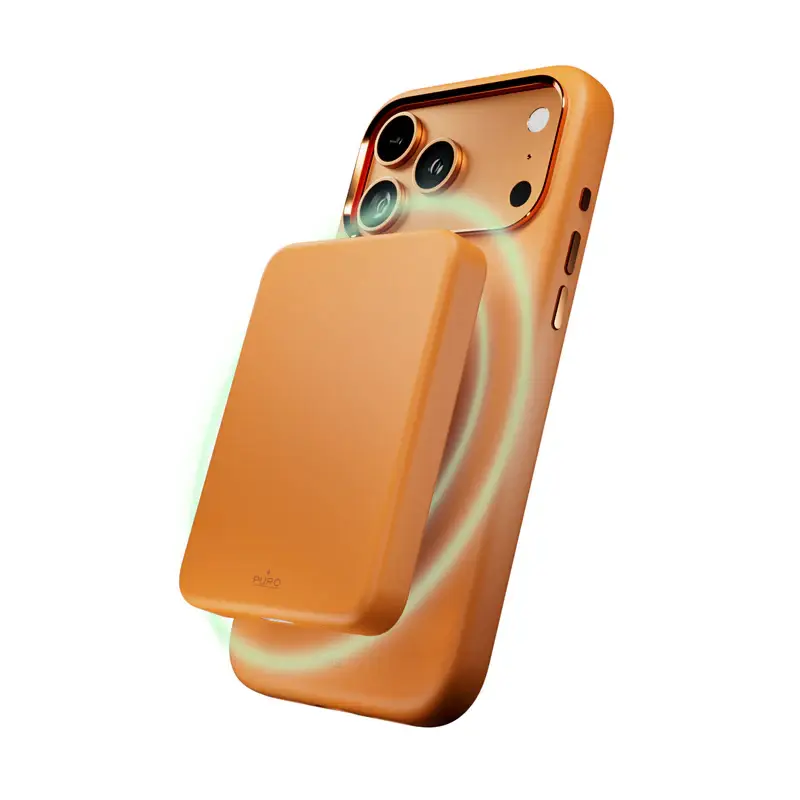 Torbica Puro ICON MAG PRO za Iphone 17 Pro 6.3 Narandzasta