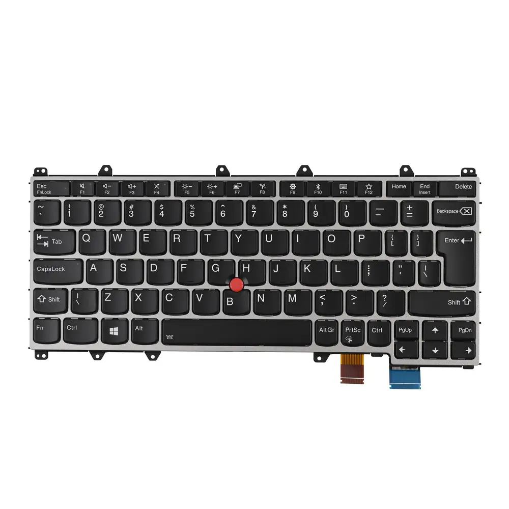 Tastatura za Laptop Lenovo Thinkpad X380 Yoga Sivi Frejm Veliki Enter