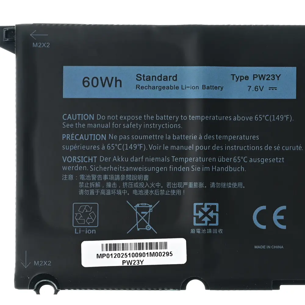 Baterija za Laptop Dell XPS 13 9360 PW23Y Hq2200 B