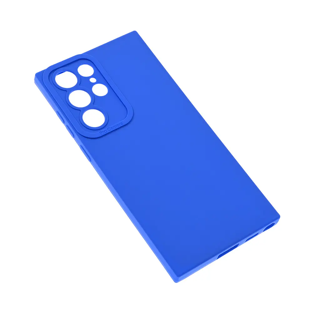 Torbica Silikon Pro Camera za Samsung S908B Galaxy S22 Ultra Plava
