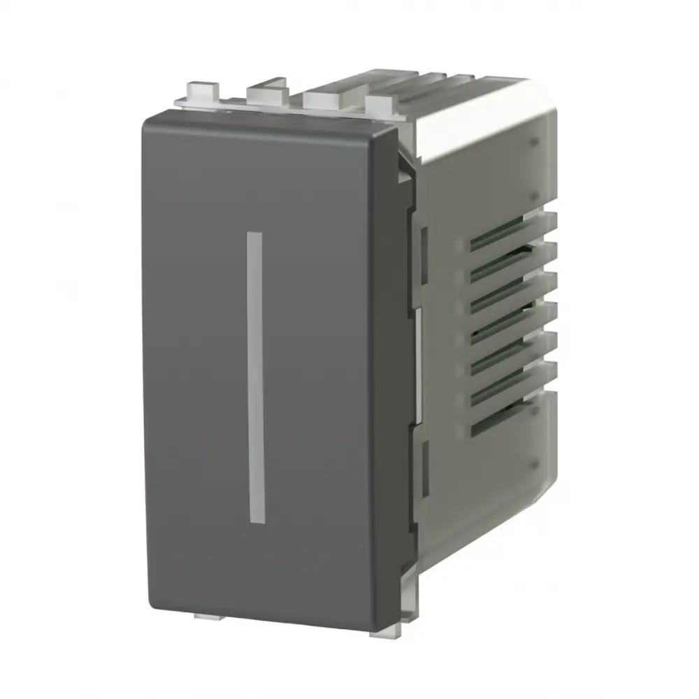 Multifunkcionalni Smart Prekidac Vimar Arke Crna 4b.cu1s.v19