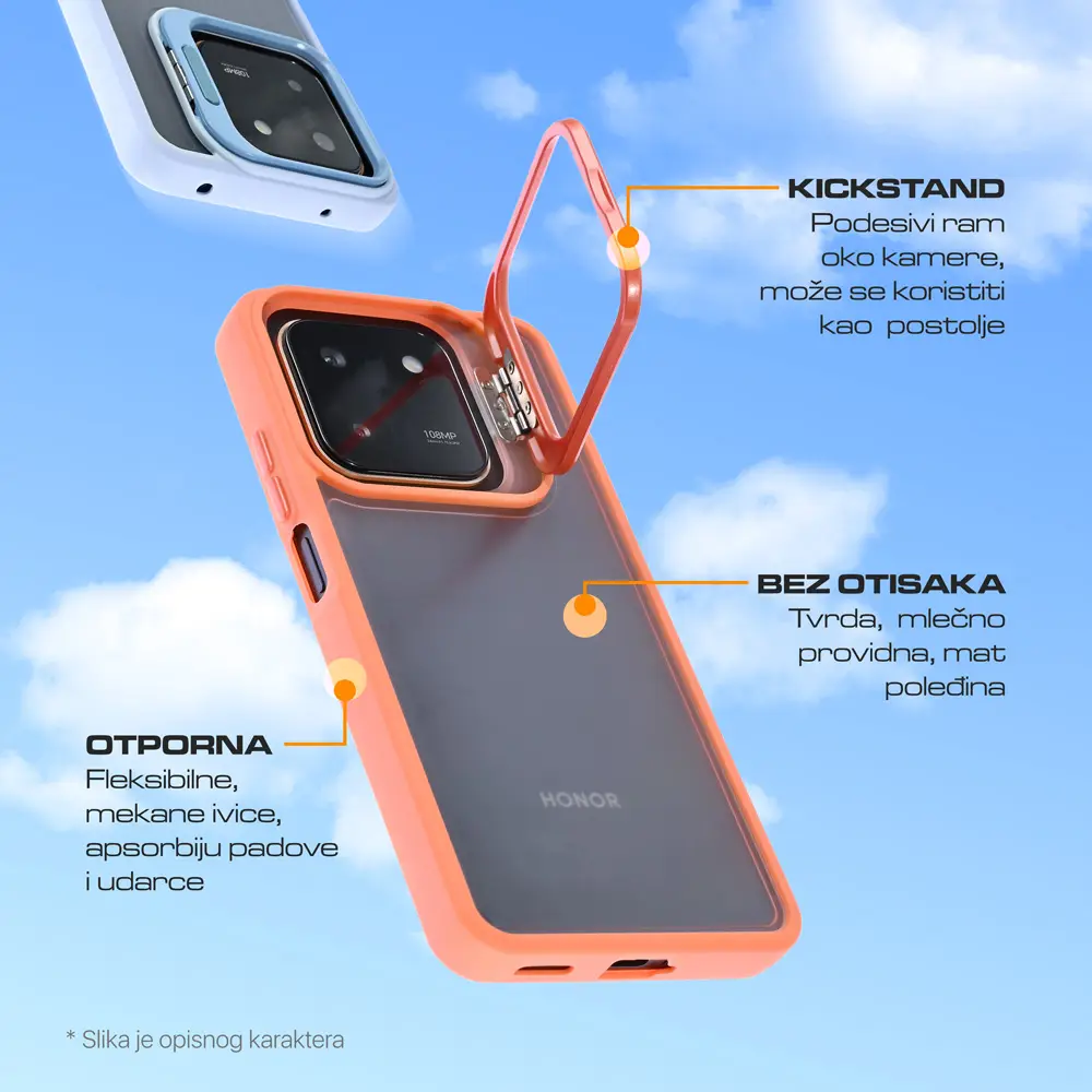 Torbica Pastel Pop za Honor X7D 4g/400 Smart 5G Ljubicasta