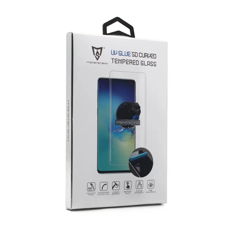Zastitno Staklo Tempered Glass Monsterskin UV Glue 5D za Honor Magic 8 Pro
