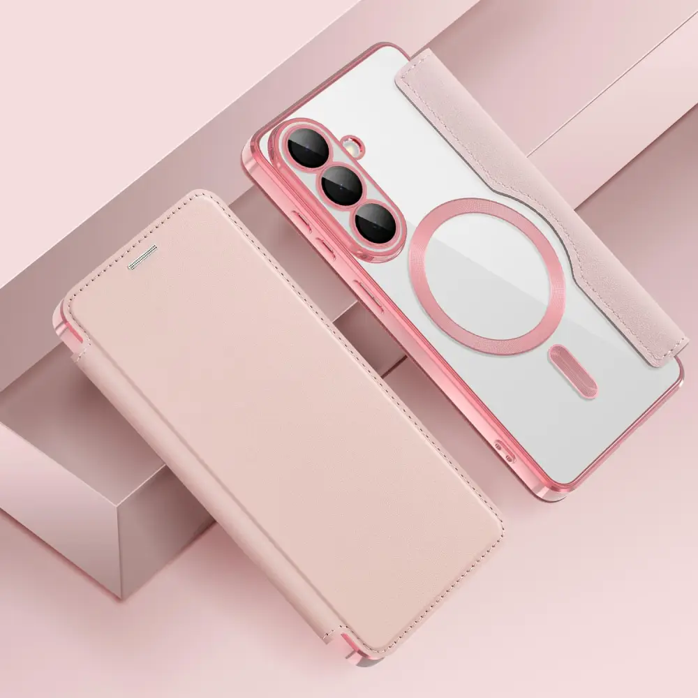 Torbica Magsafe Lux Bi Fold za Samsung S941B Galaxy S26 Roze