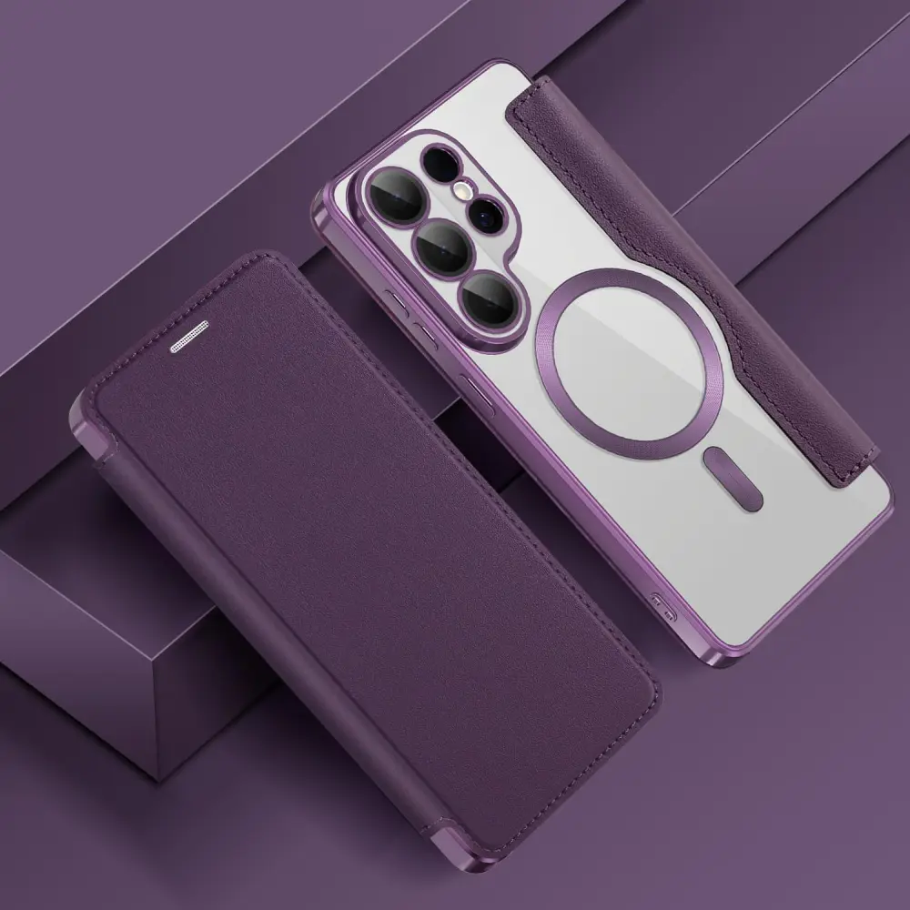 Torbica Magsafe Lux Bi Fold za Samsung S948B Galaxy S26 Ultra Ljubicasta