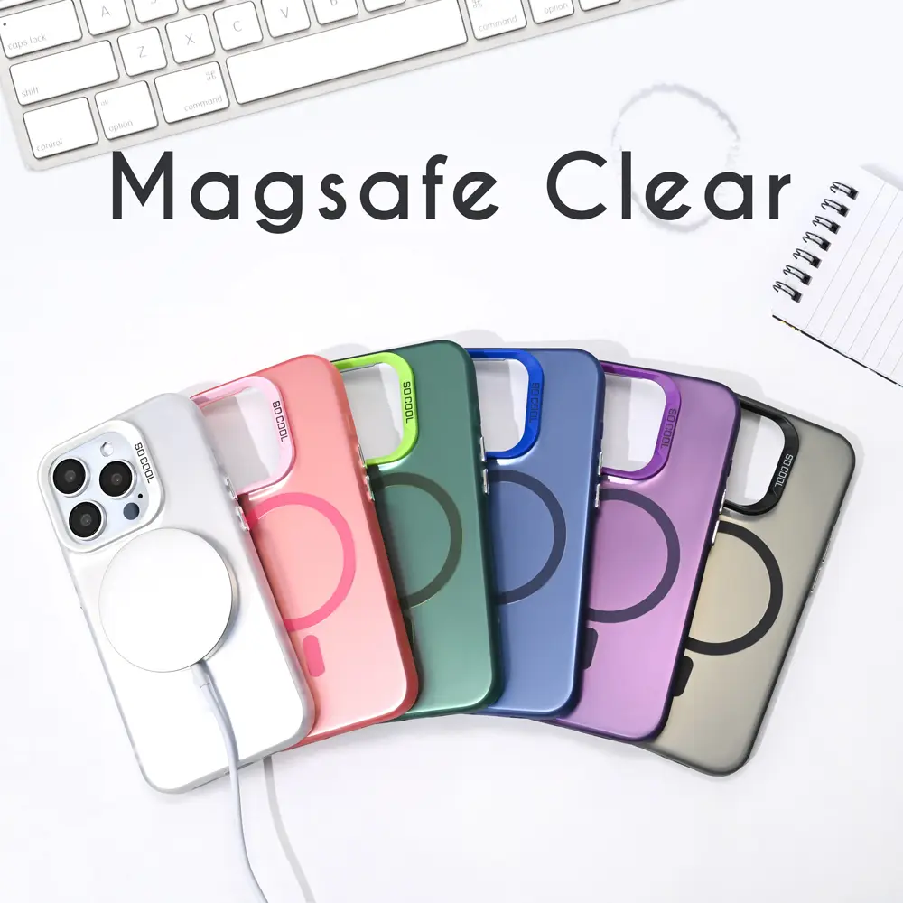 Torbica Magsafe Clear za Samsung A576B Galaxy A57 5G Ljubicasta