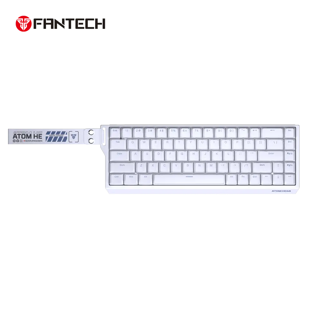 Tastatura Wired Magnetic Gaming Fantech MK811 RGB Atom HE68 Bela (emerald Switch)