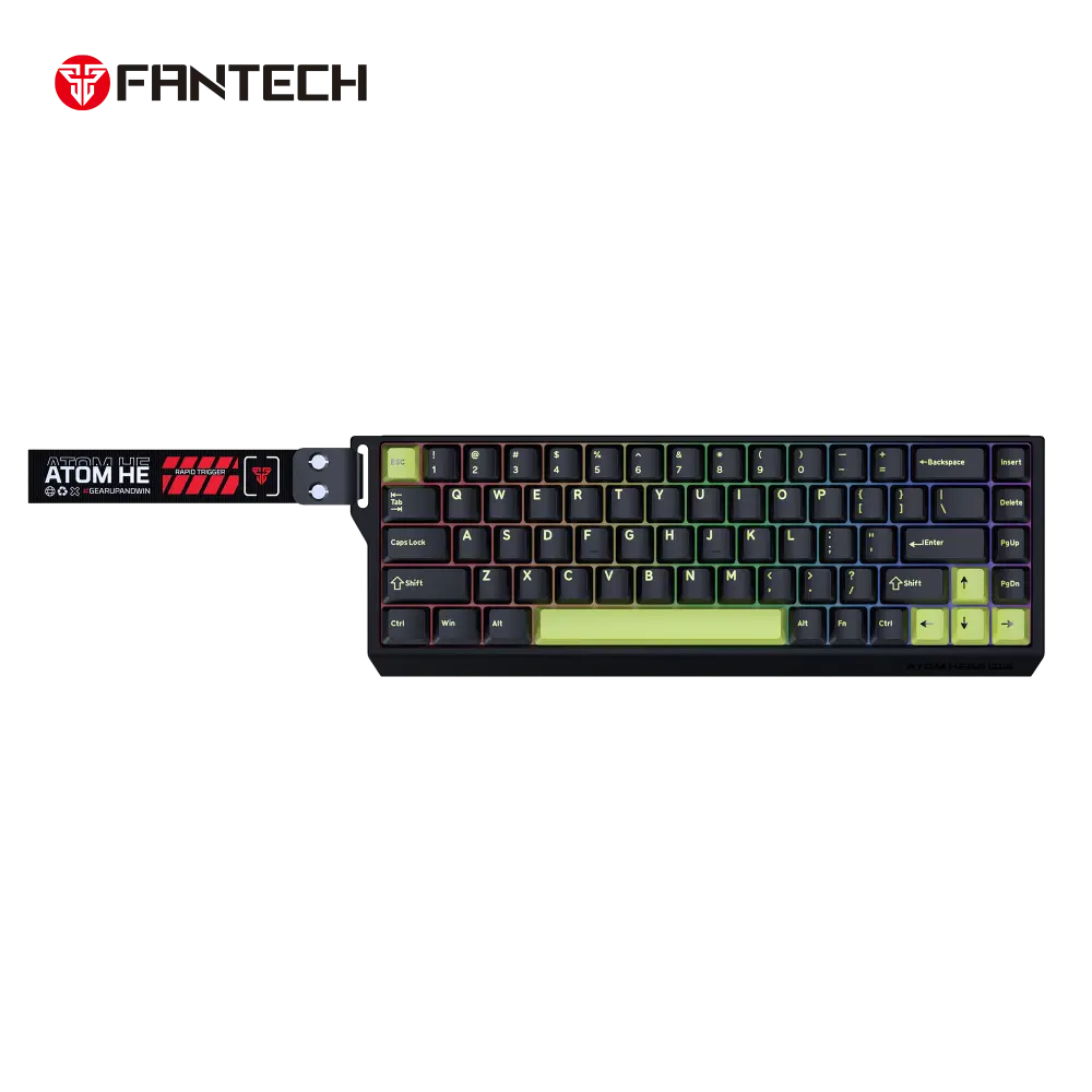 Tastatura Wired Magnetic Gaming Fantech MK922 Atom HE68 Pro Mori Crna (emerald Switch)