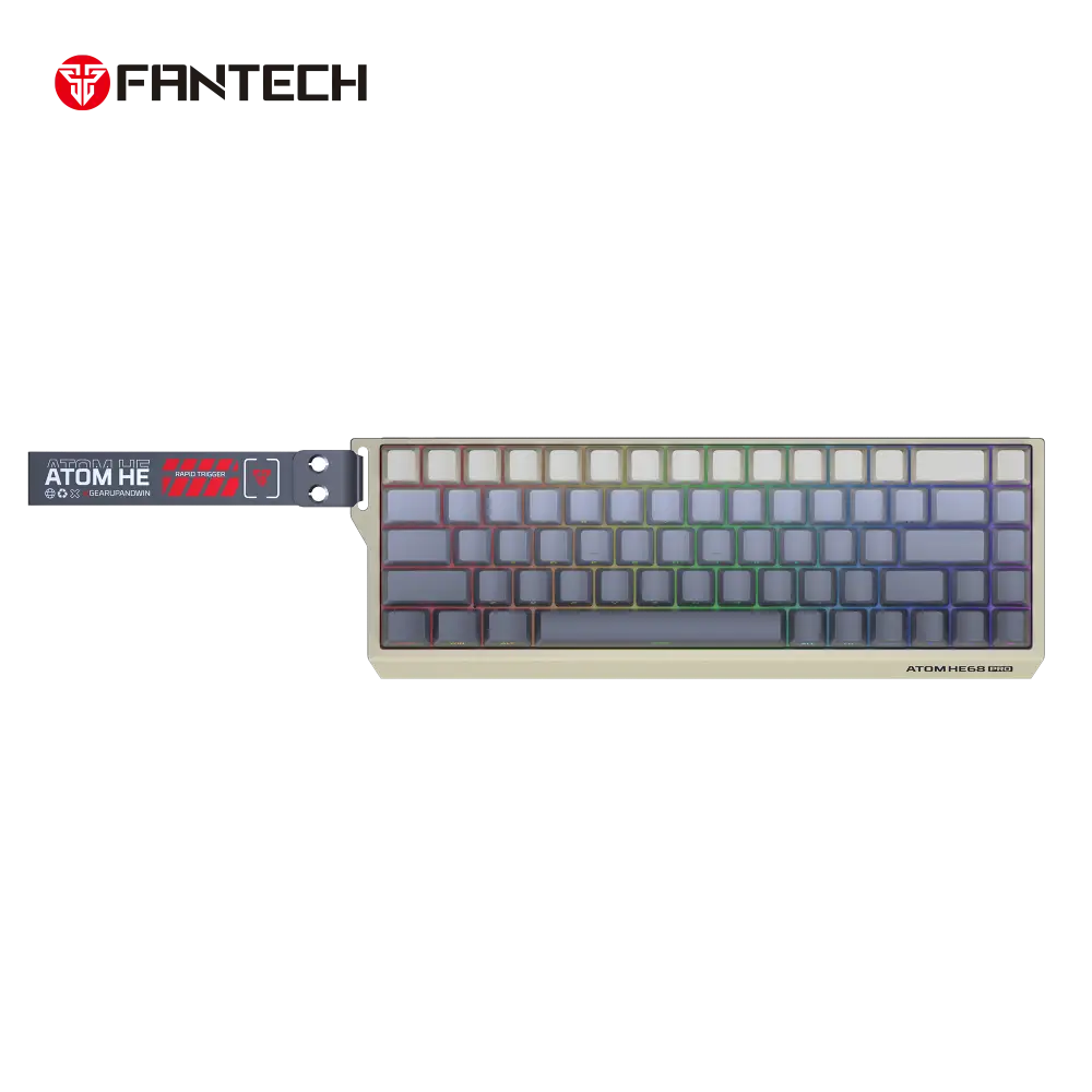 Tastatura Wired Magnetic Gaming Fantech MK922 Atom HE68 Pro Retro Bez (emerald Switch)