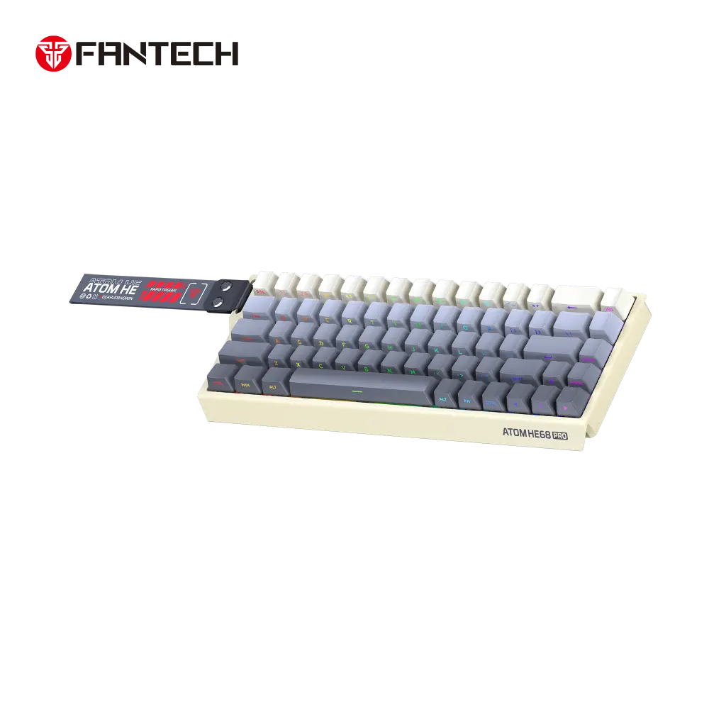 Tastatura Wired Magnetic Gaming Fantech MK922 Atom HE68 Pro Retro Bez (emerald Switch)