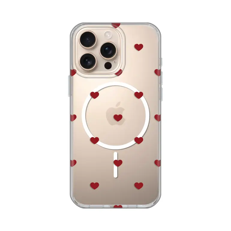 Torbica Print Magsafe za Iphone 16 Pro Max 6.9 Red Hearts