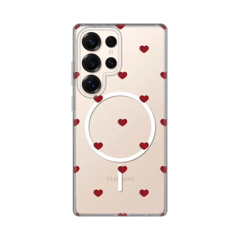 Torbica Print Magsafe za Samsung S928B Galaxy S24 Ultra Red Hearts
