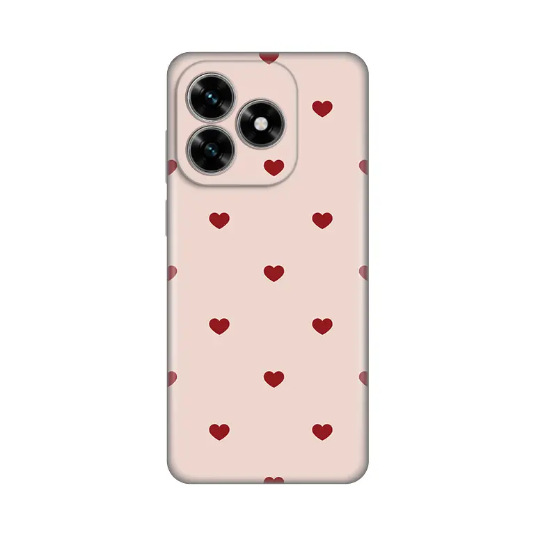 Torbica Silikonska Print za Honor X5C Plus Beige Hearts