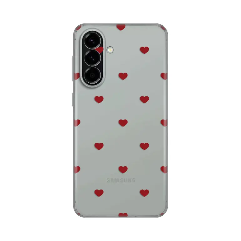 Torbica Silikonska Print za Samsung A576B Galaxy A57 5G Red Hearts