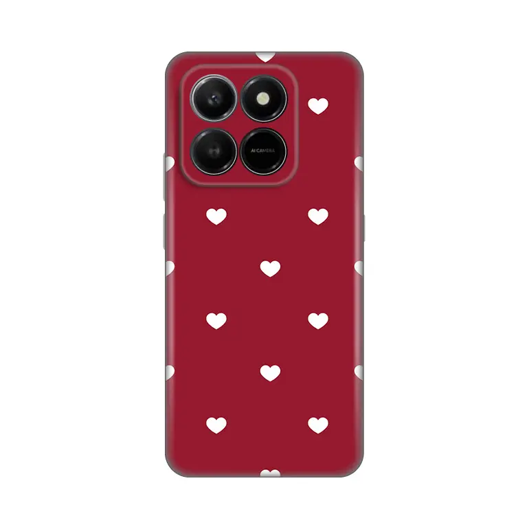 Torbica Silikonska Print Skin za Honor X7D 4g/400 Smart 5G Burgundy Hearts