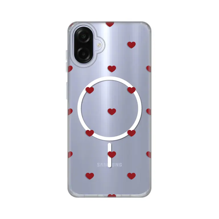 Torbica Print Magsafe za Samsung A075F Galaxy A07 Red Hearts