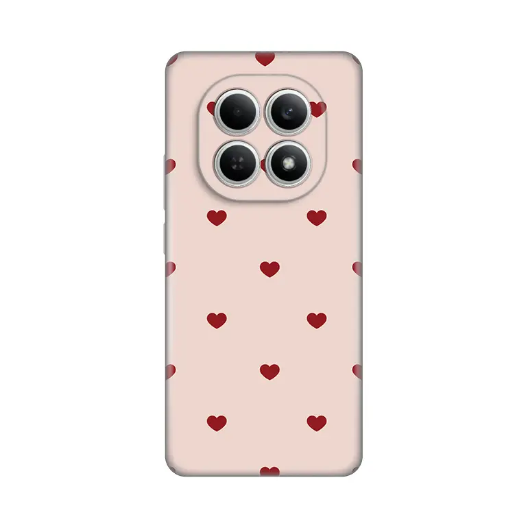 Torbica Silikonska Print za Xiaomi Redmi Note 15 5G Beige Hearts
