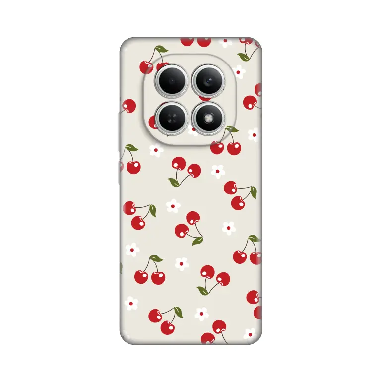 Torbica Silikonska Print za Xiaomi Redmi Note 15 5G Cherry And Flowers