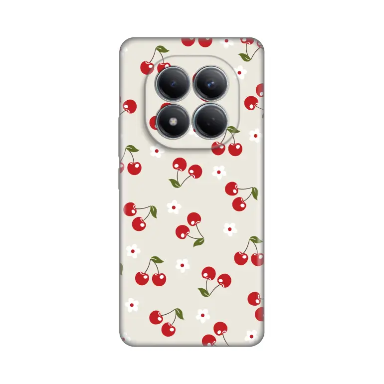 Torbica Silikonska Print za Xiaomi Redmi Note 15 Pro 4G Cherry And Flowers